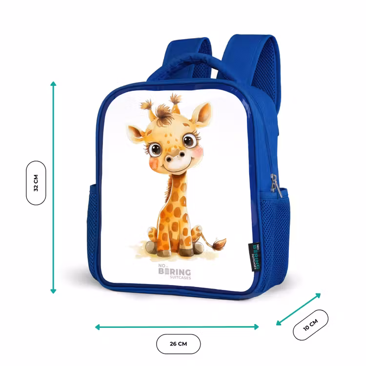 Kinderrugzak - Blauw - Baby giraffe — 6