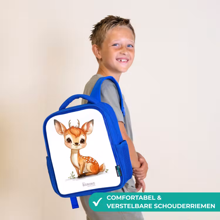 Kinderrugzak - Blauw - Baby hert — 4