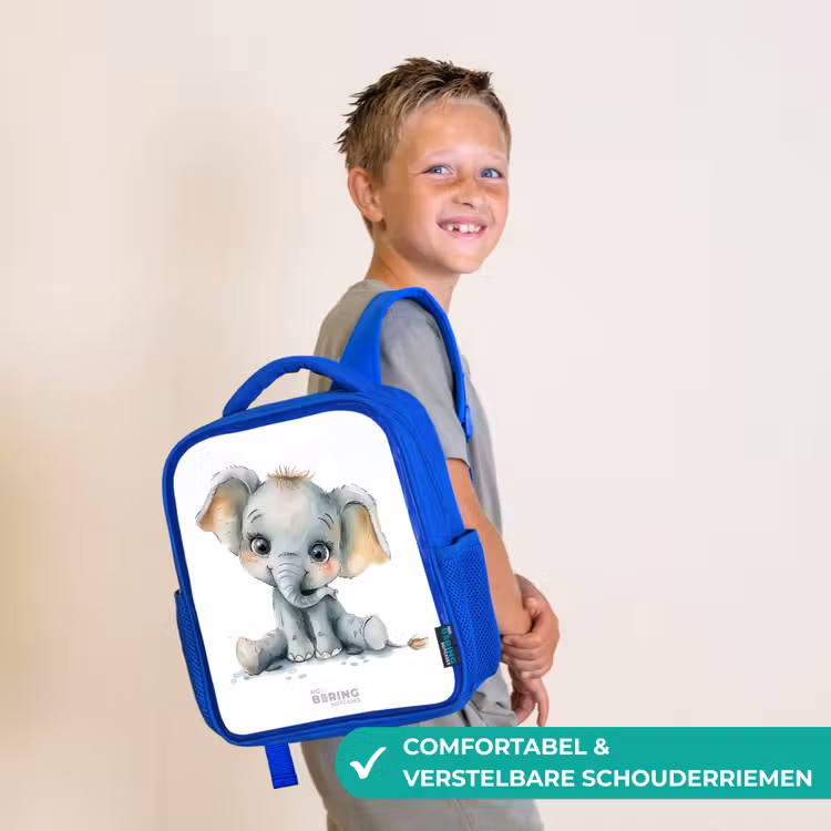 Kinderrugzak - Blauw - Baby olifant — 4