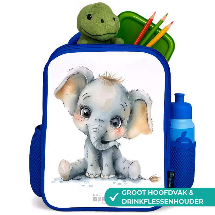 Kinderrugzak - Blauw - Baby olifant — 5