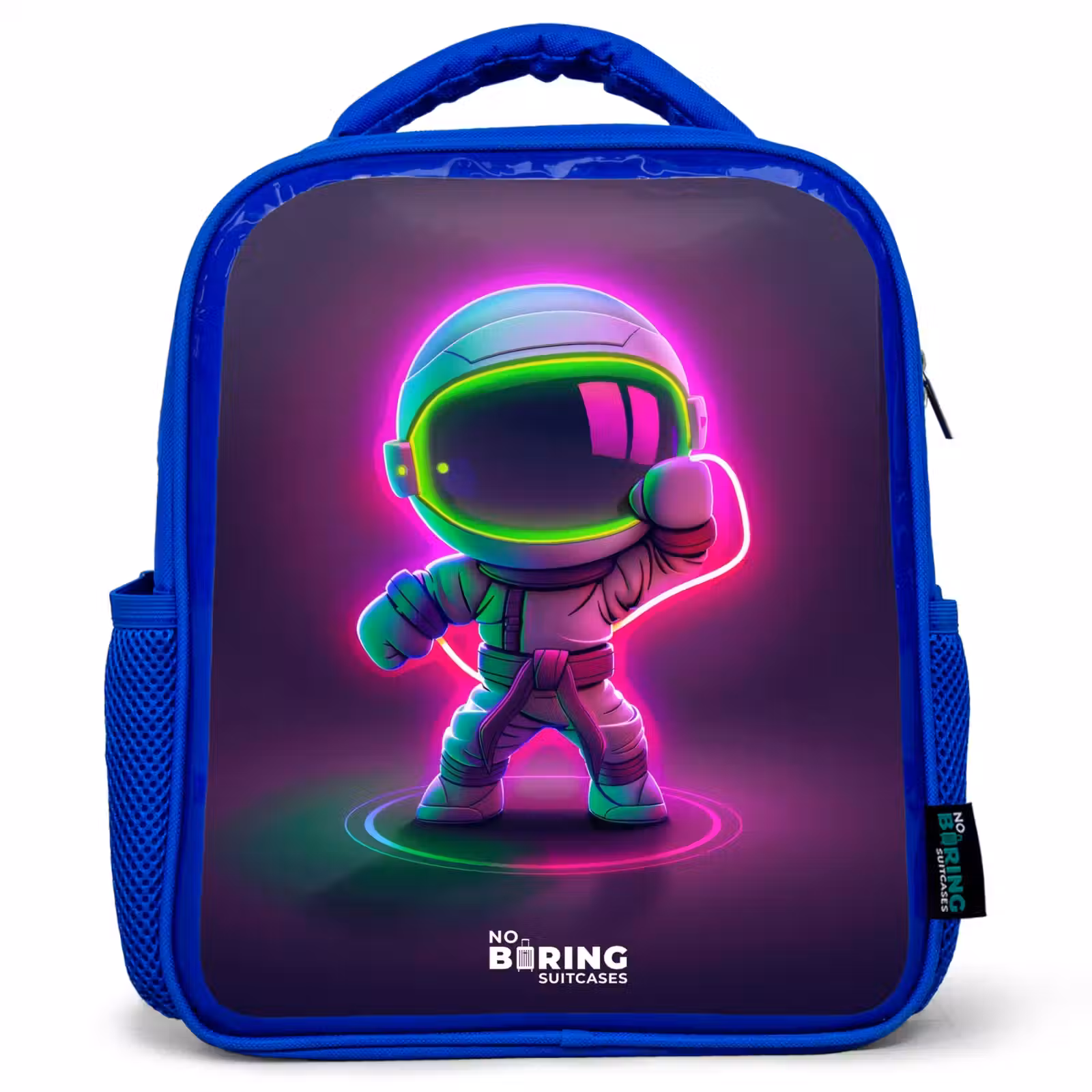 Kinderrugzak - Blauw - Space karate neon — 1