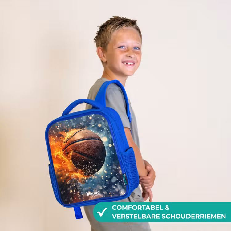 Kinderrugzak - Blauw - Bruisende basketbal — 4