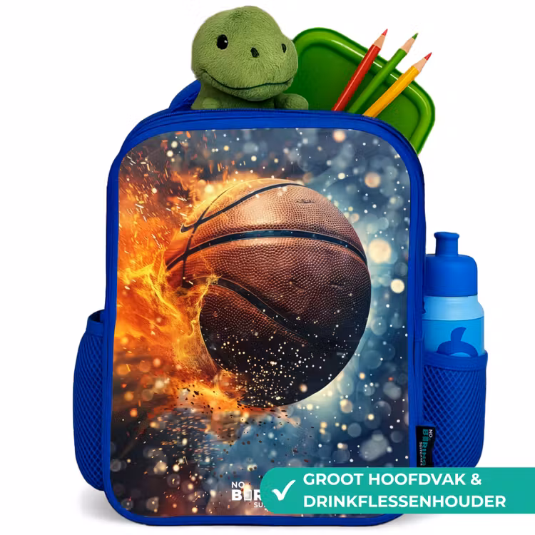 Kinderrugzak - Blauw - Bruisende basketbal — 5
