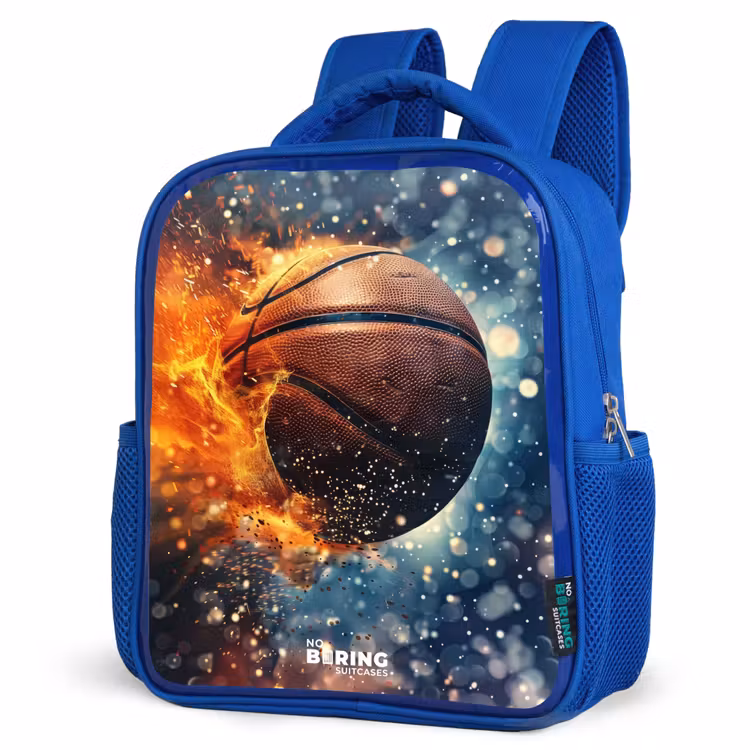 Kinderrugzak - Blauw - Bruisende basketbal — 9