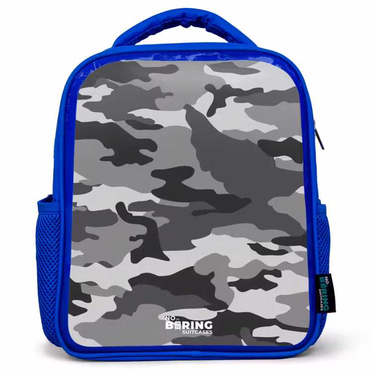 Kinderrugzak - Blauw - Camogrijs — 1