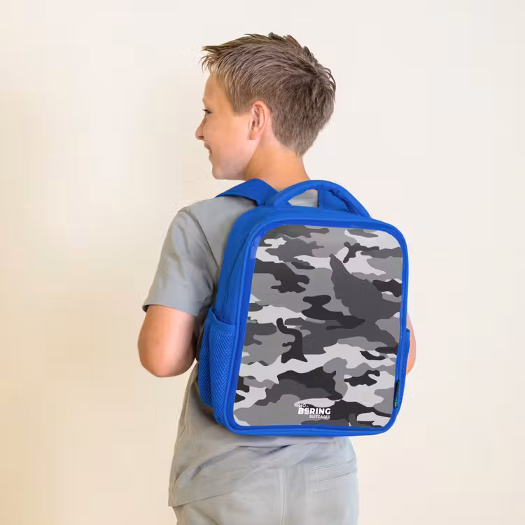 Kinderrugzak - Blauw - Camogrijs — 3