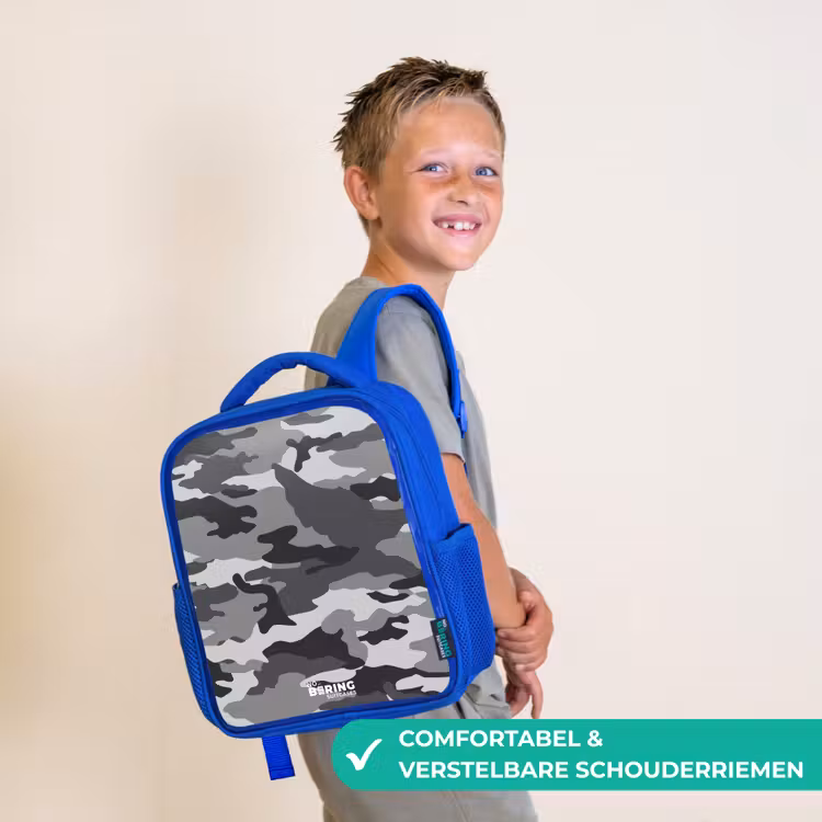 Kinderrugzak - Blauw - Camogrijs — 4