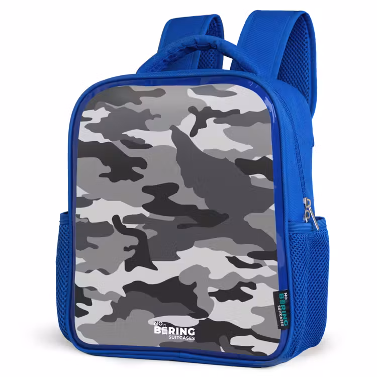 Kinderrugzak - Blauw - Camogrijs — 9
