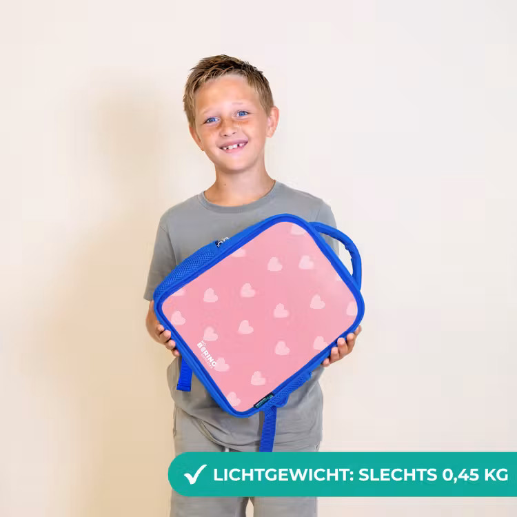 Kinderrugzak - Blauw - Hartjesritme — 2