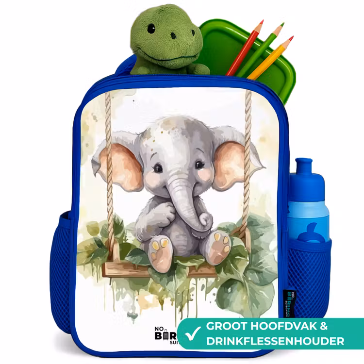 Kinderrugzak - Blauw - Onno olifant — 5