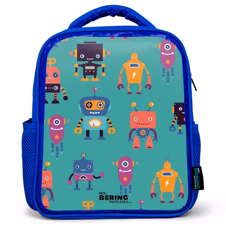 Kinderrugzak - Blauw - Robo rave — 1