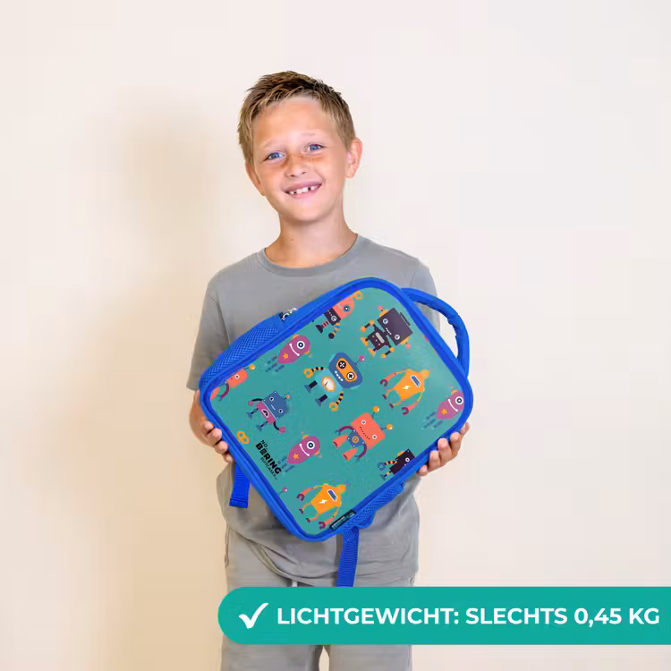 Kinderrugzak - Blauw - Robo rave — 2