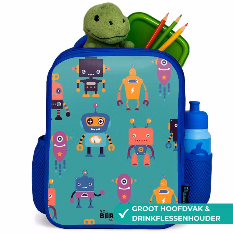 Kinderrugzak - Blauw - Robo rave — 5