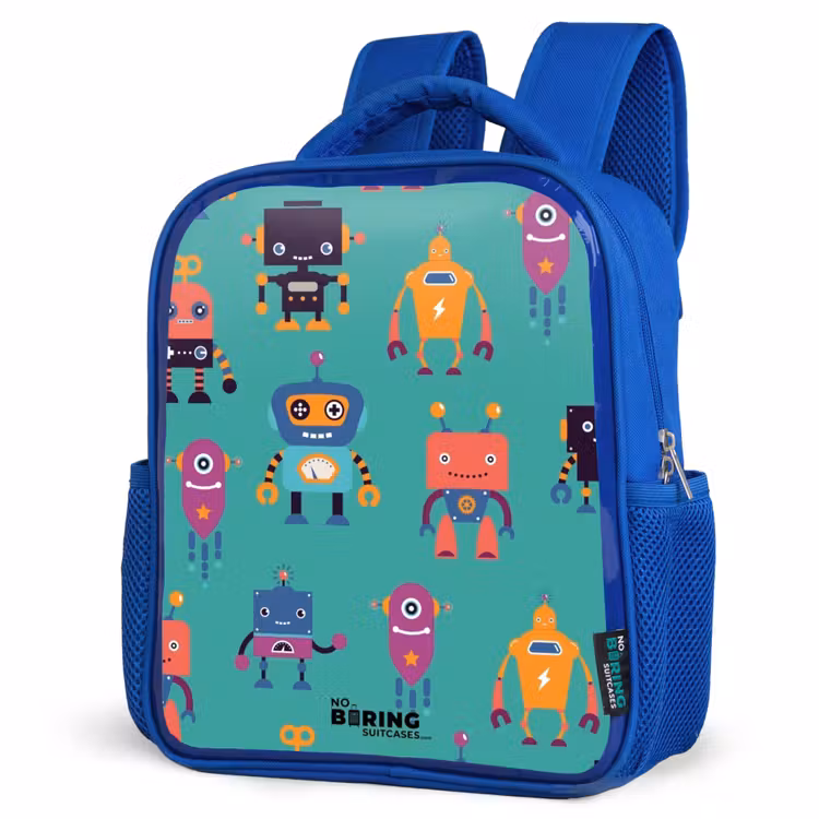 Kinderrugzak - Blauw - Robo rave — 9