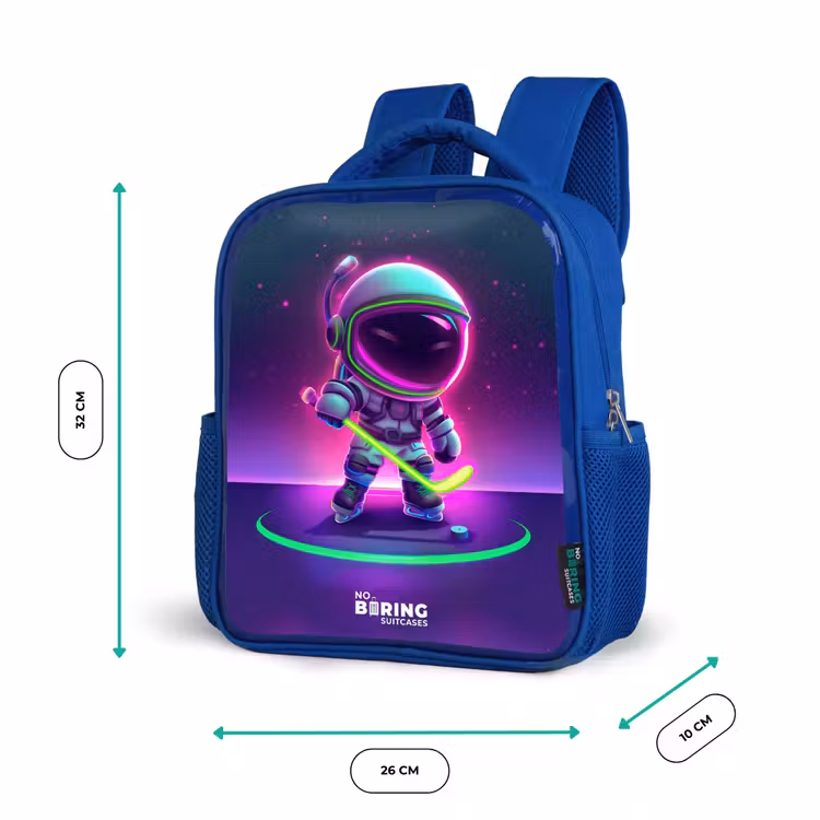 Kinderrugzak - Blauw - Space hockey — 6