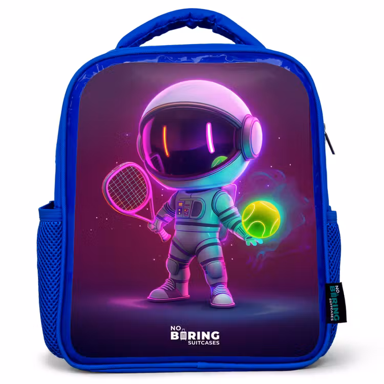 Kinderrugzak - Blauw - Space tennis — 1