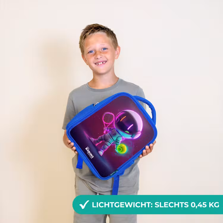 Kinderrugzak - Blauw - Space tennis — 2