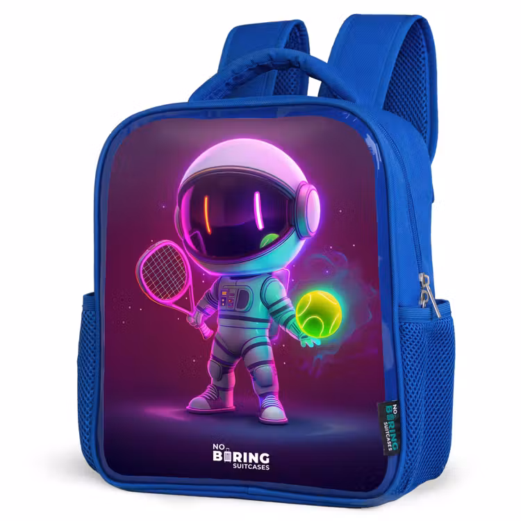 Kinderrugzak - Blauw - Space tennis — 9