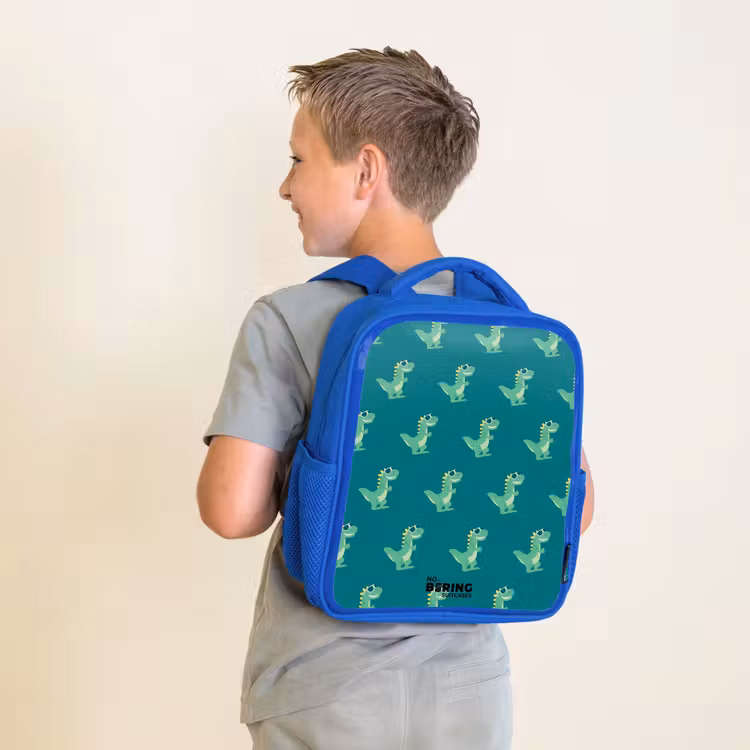 Kinderrugzak - Blauw - Tyranosaurus specs — 3