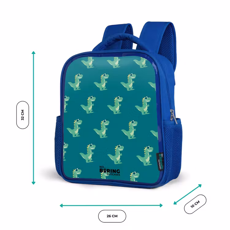 Kinderrugzak - Blauw - Tyranosaurus specs — 6