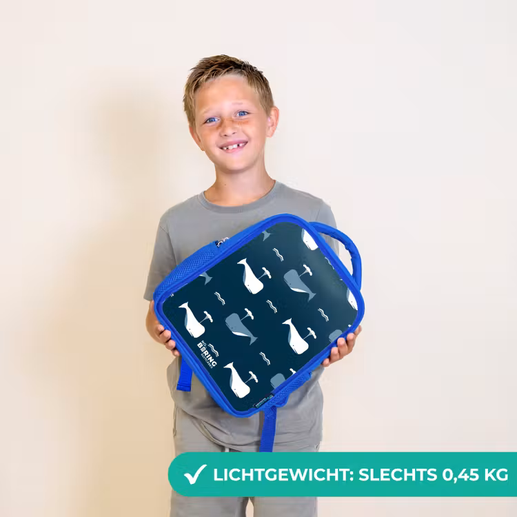 Kinderrugzak - Blauw - Walvisweelde — 2