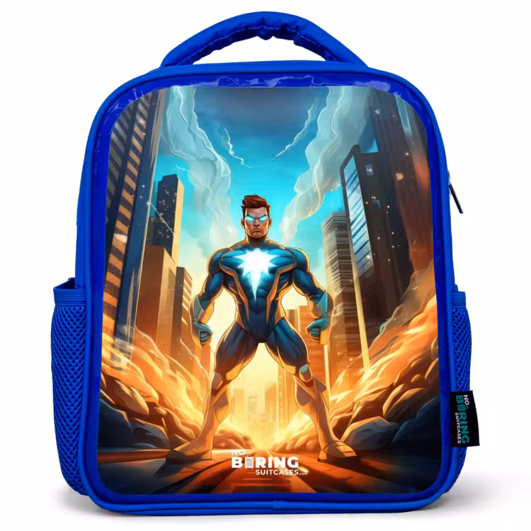 Kinderrugzak - Blauw - City superhero — 1