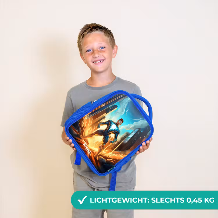 Kinderrugzak - Blauw - City superhero — 2