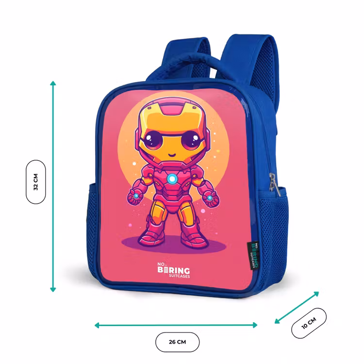 Kinderrugzak - Blauw - Roze ranger — 6
