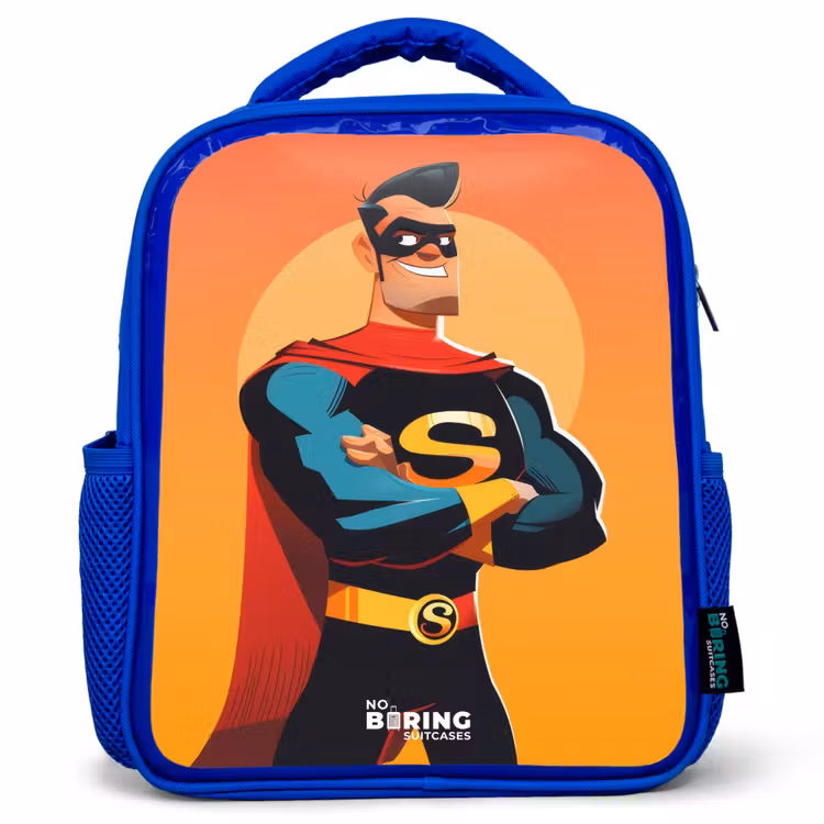 Kinderrugzak - Blauw - Sunny superhero — 1