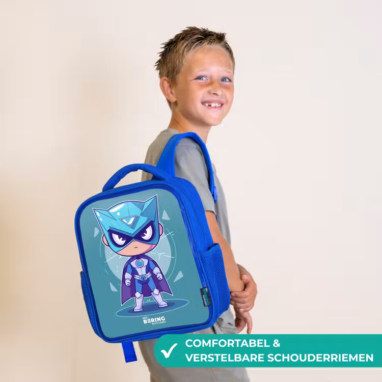 Kinderrugzak - Blauw - Turquoise tornado — 4
