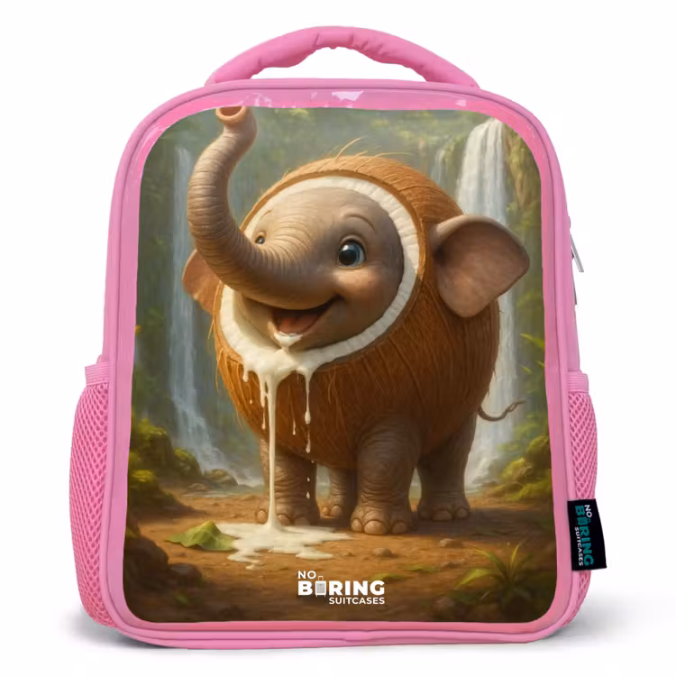 Kinderrugzak - Roze - Coconote Elephante — 1