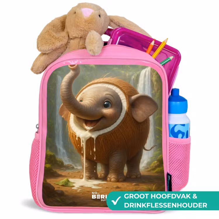 Kinderrugzak - Roze - Coconote Elephante — 2