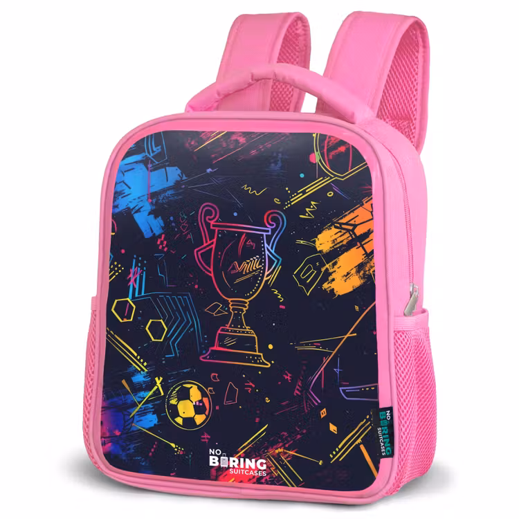 Kinderrugzak - Roze - Neon sporttrofee design — 6