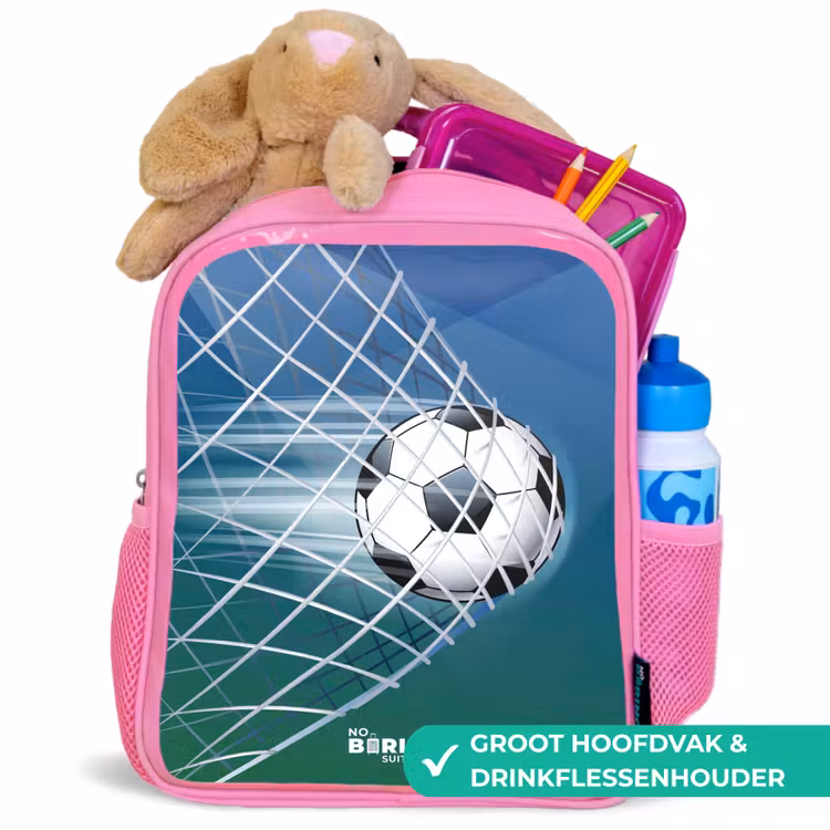 Kinderrugzak - Roze - Bal in het goal — 2