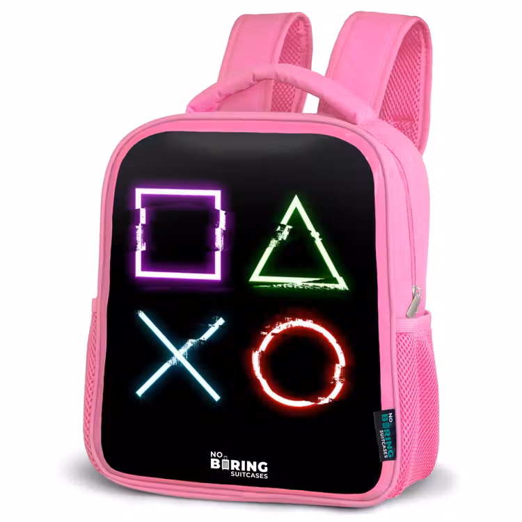 Kinderrugzak - Roze - Knoppen van een gameconsole — 6