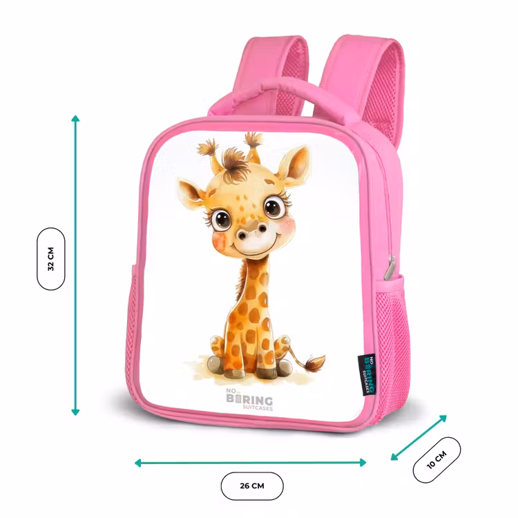 Kinderrugzak - Roze - Baby giraffe — 3