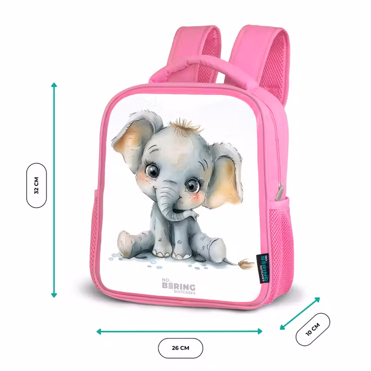 Kinderrugzak - Roze - Baby olifant — 3
