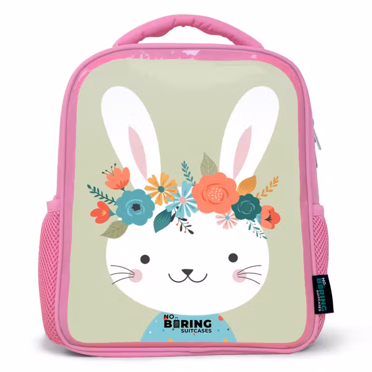 Kinderrugzak - Roze - Hippie haas — 1