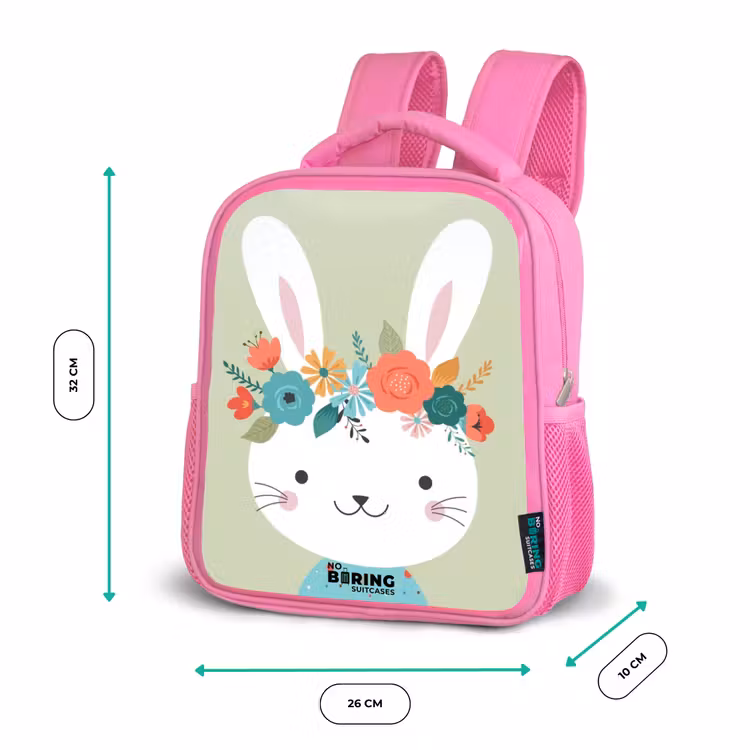 Kinderrugzak - Roze - Hippie haas — 3
