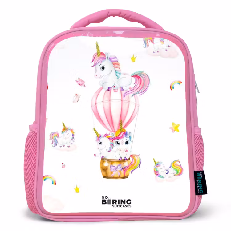 Kinderrugzak - Roze - Luchtige eenhoorns — 1