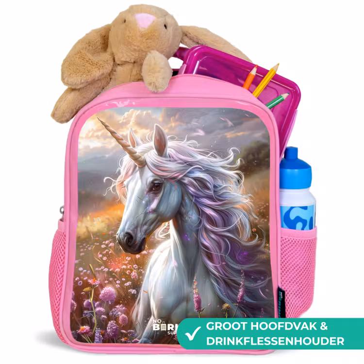 Kinderrugzak - Roze - Pastel parelhoorn — 2