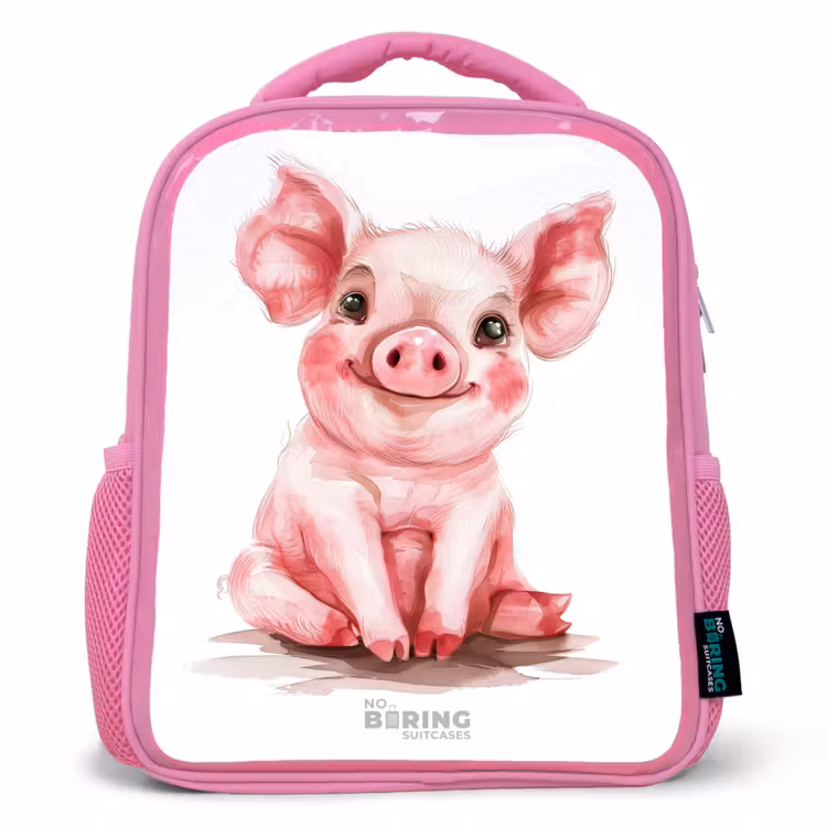 Kinderrugzak - Roze - Roze baby varken — 1