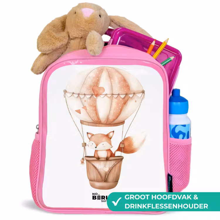 Kinderrugzak - Roze - Vinnie vosvaart — 2