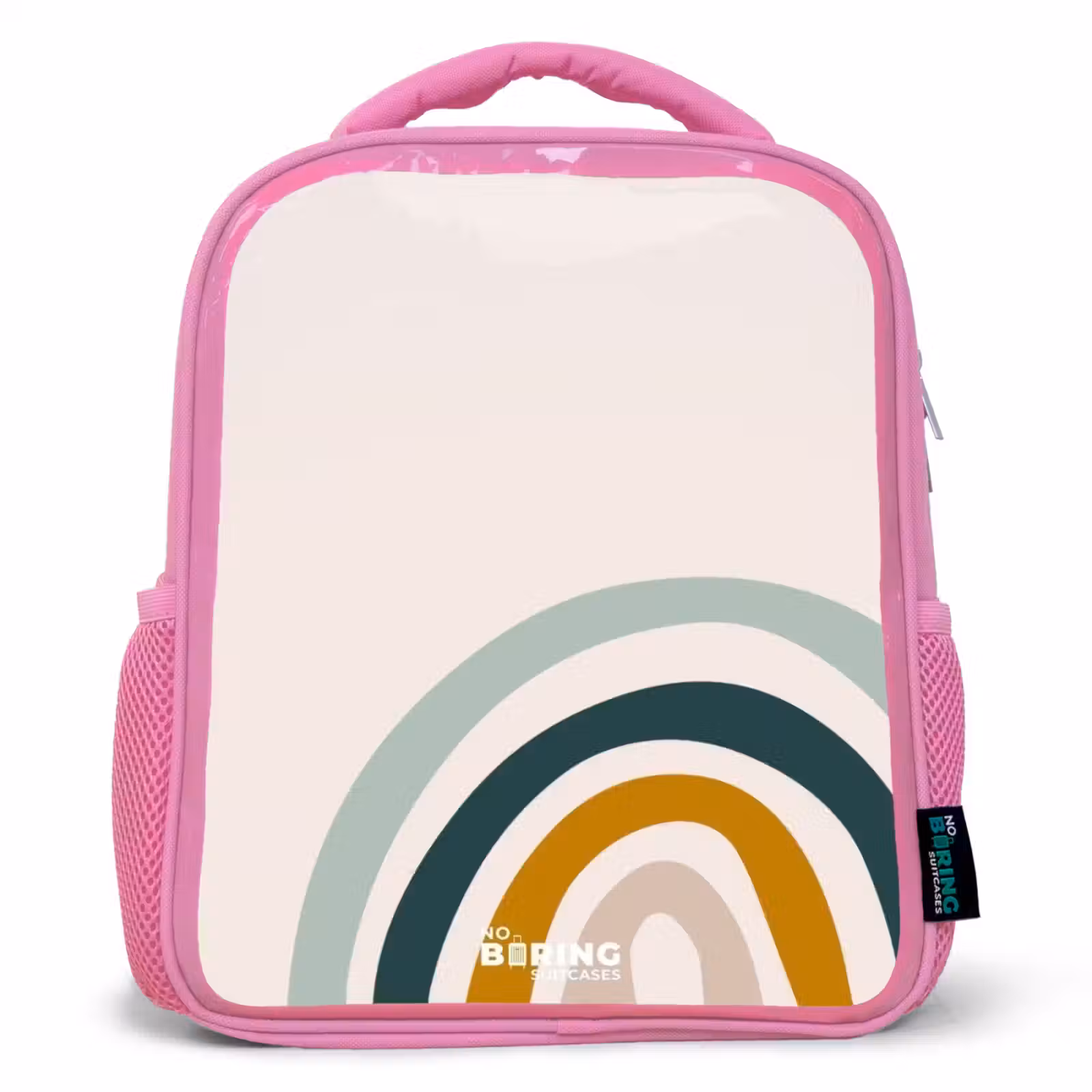 Kinderrugzak - Roze - Ruwe regenboog aqua — 1