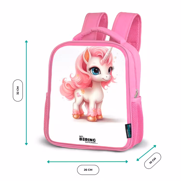 Kinderrugzak - Roze - Eenhoorn met roze manen — 3