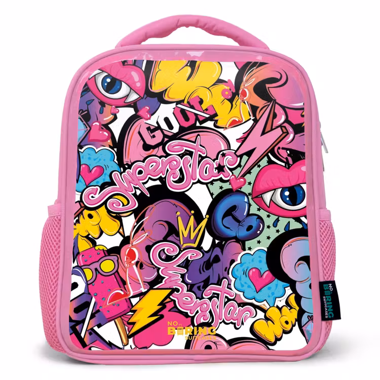 Kinderrugzak - Roze - Girly graffiti — 1