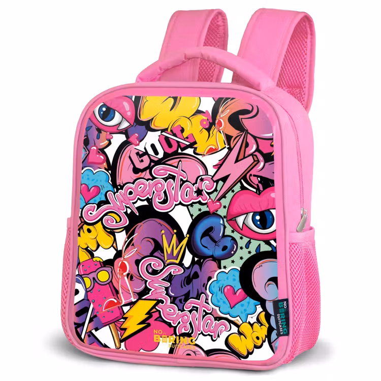 Kinderrugzak - Roze - Girly graffiti — 6