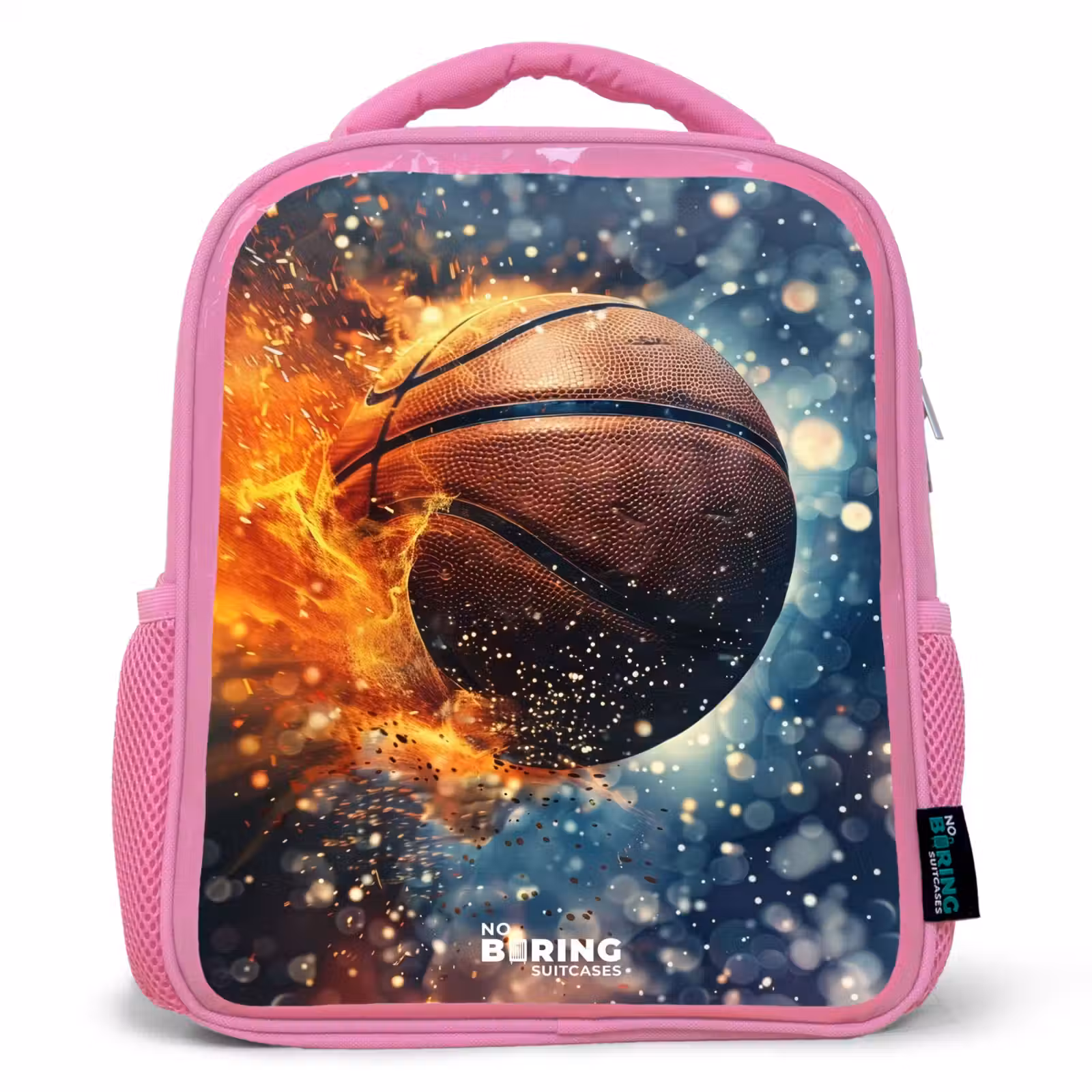 Kinderrugzak - Roze - Bruisende basketbal — 1