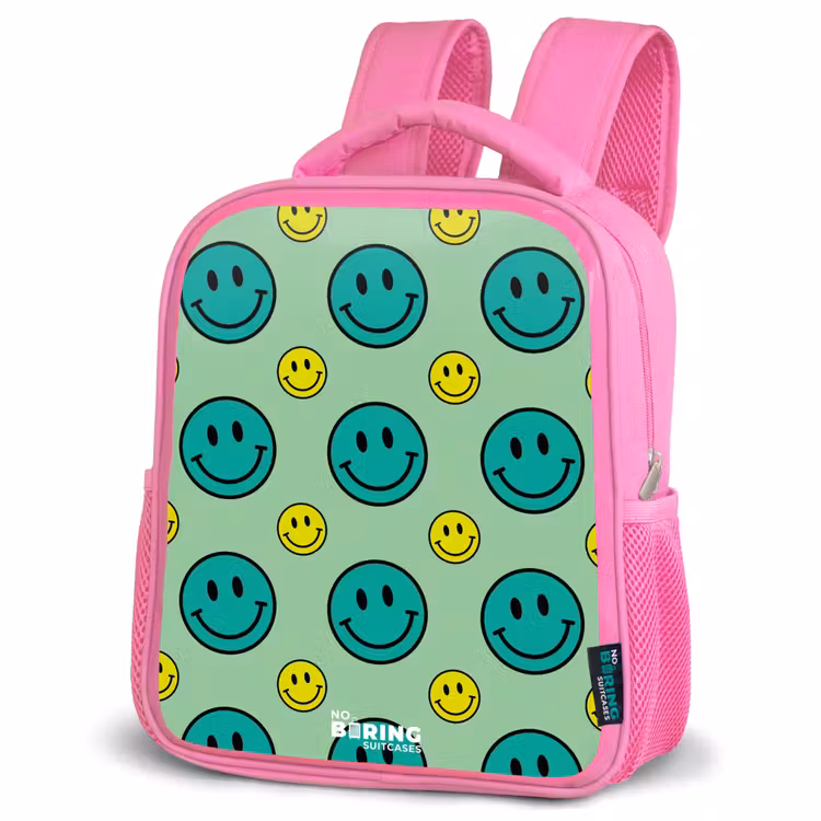 Kinderrugzak - Roze - All smiles groen — 6