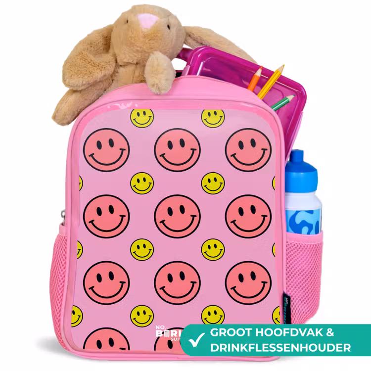 Kinderrugzak - Roze - All smiles roze — 2